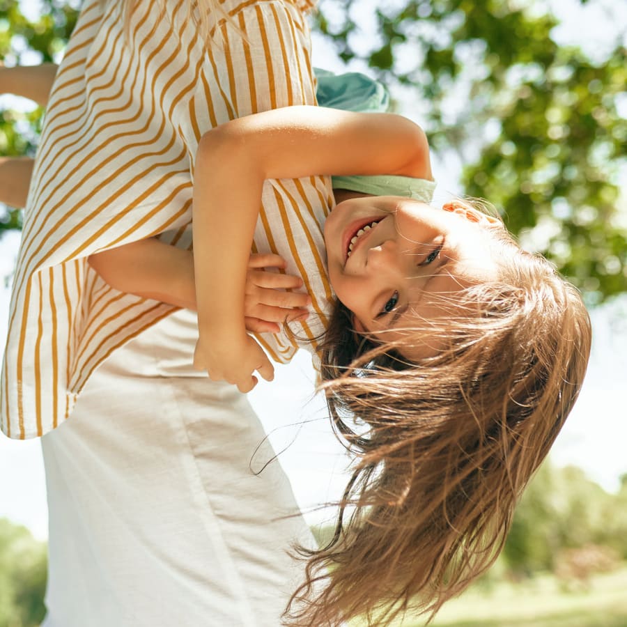 happy young girl smiling after Palatal expansion treatment